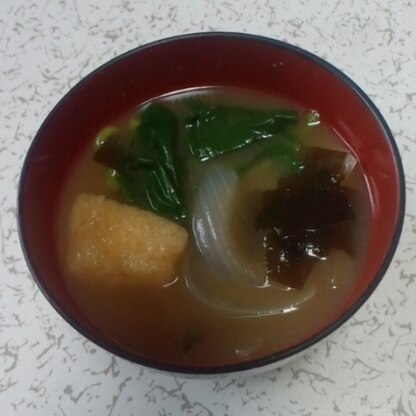 私も今日ちょうどtukuyo93さんのお味噌汁作ったのよ♪自家製のほうれん草が美味しく食べれたよ（＾ｖ＾）
ご馳走様でした～